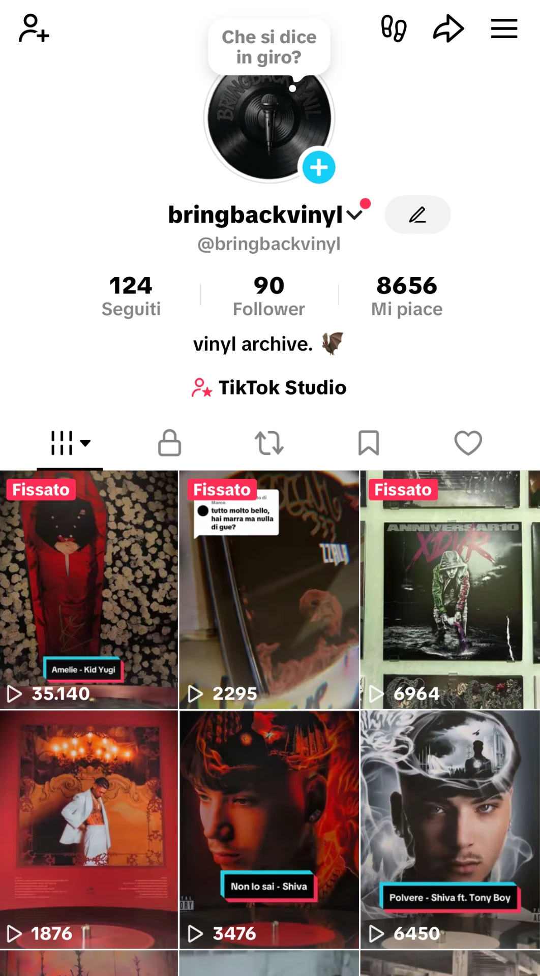 Profilo TikTok Bringbackvinyl